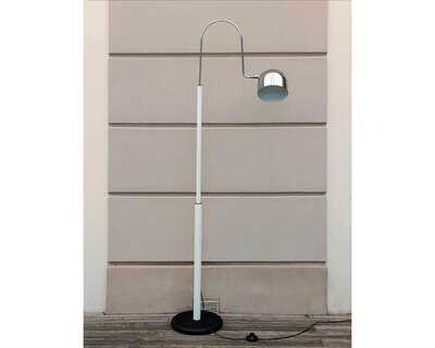 Danilo & Corrado Aroldi Bridge Floor Lamp in Metal by Stilnovo 1970s