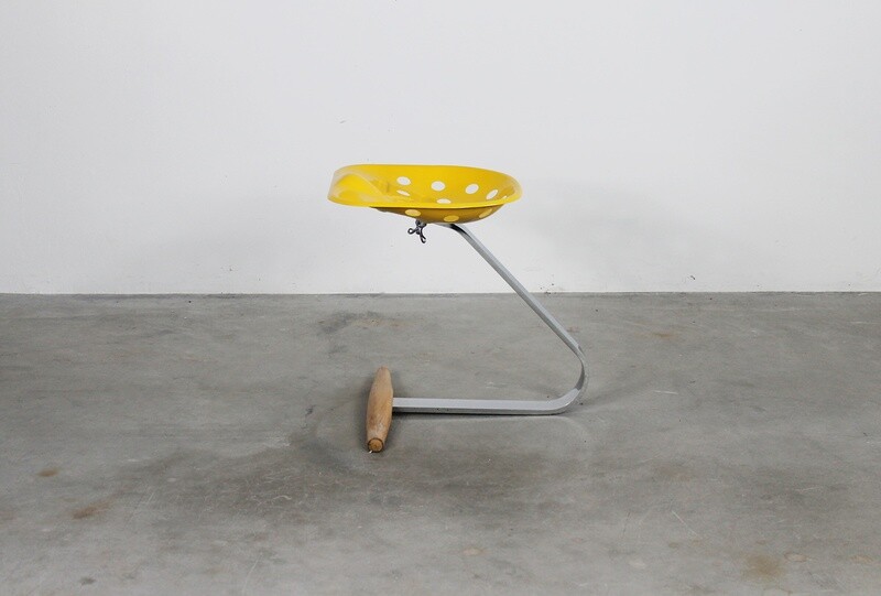 Achille & Pier Giacomo Castglioni Mezzadro Stool by Zanotta 1970s