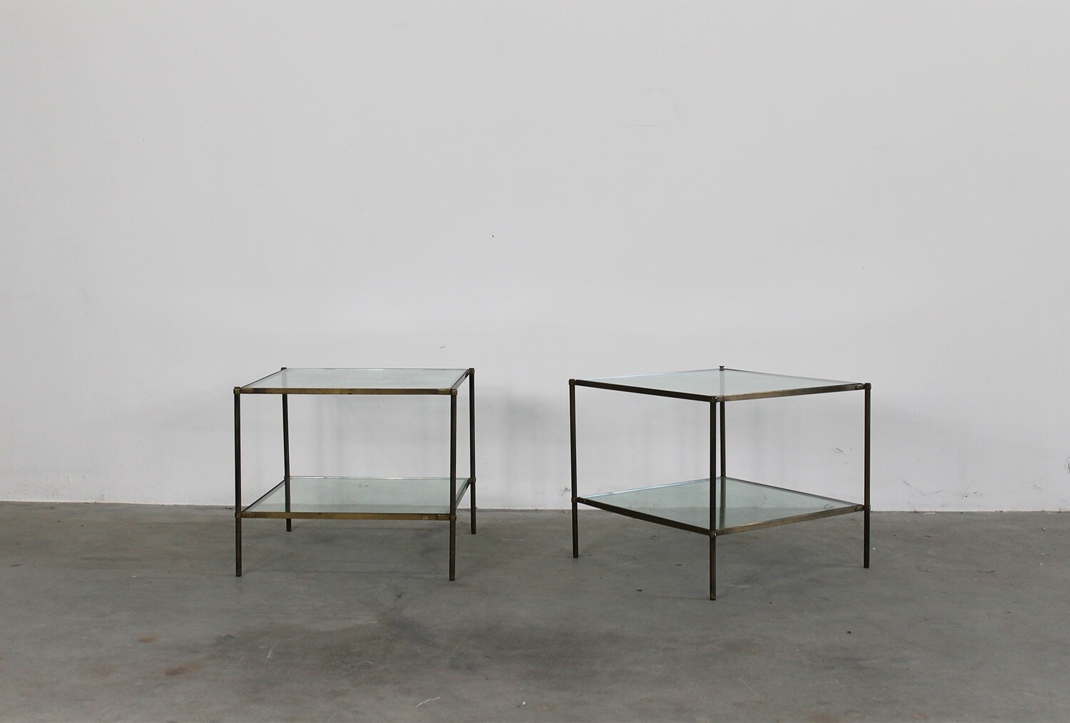 Corrado Corradi Dell'acqua Set of Two T12 Montecarlo Tables by Azucena 1949 ca