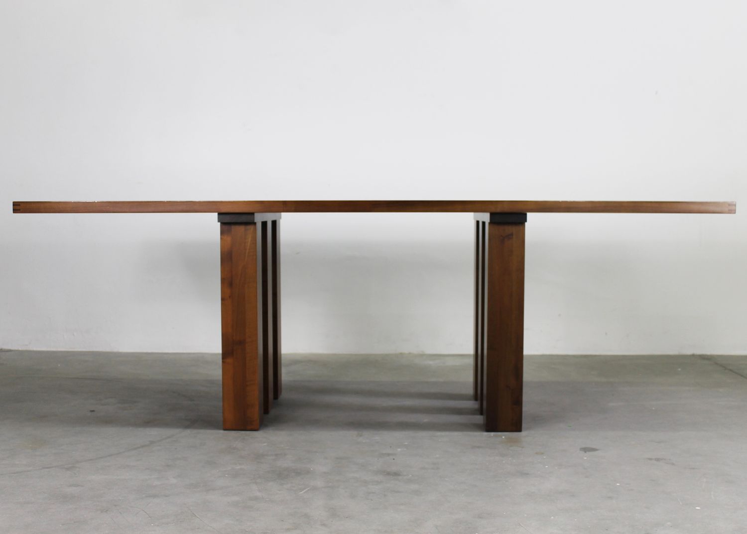 Mario Bellini La Basilica Table in Walnut Wood by Cassina 1970s