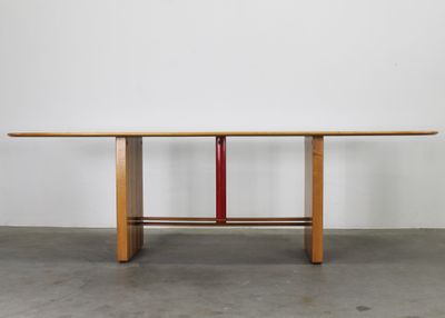 Tobia & Afra Scarpa Torcello Table in Walnut Wood by Stildomus 1970s