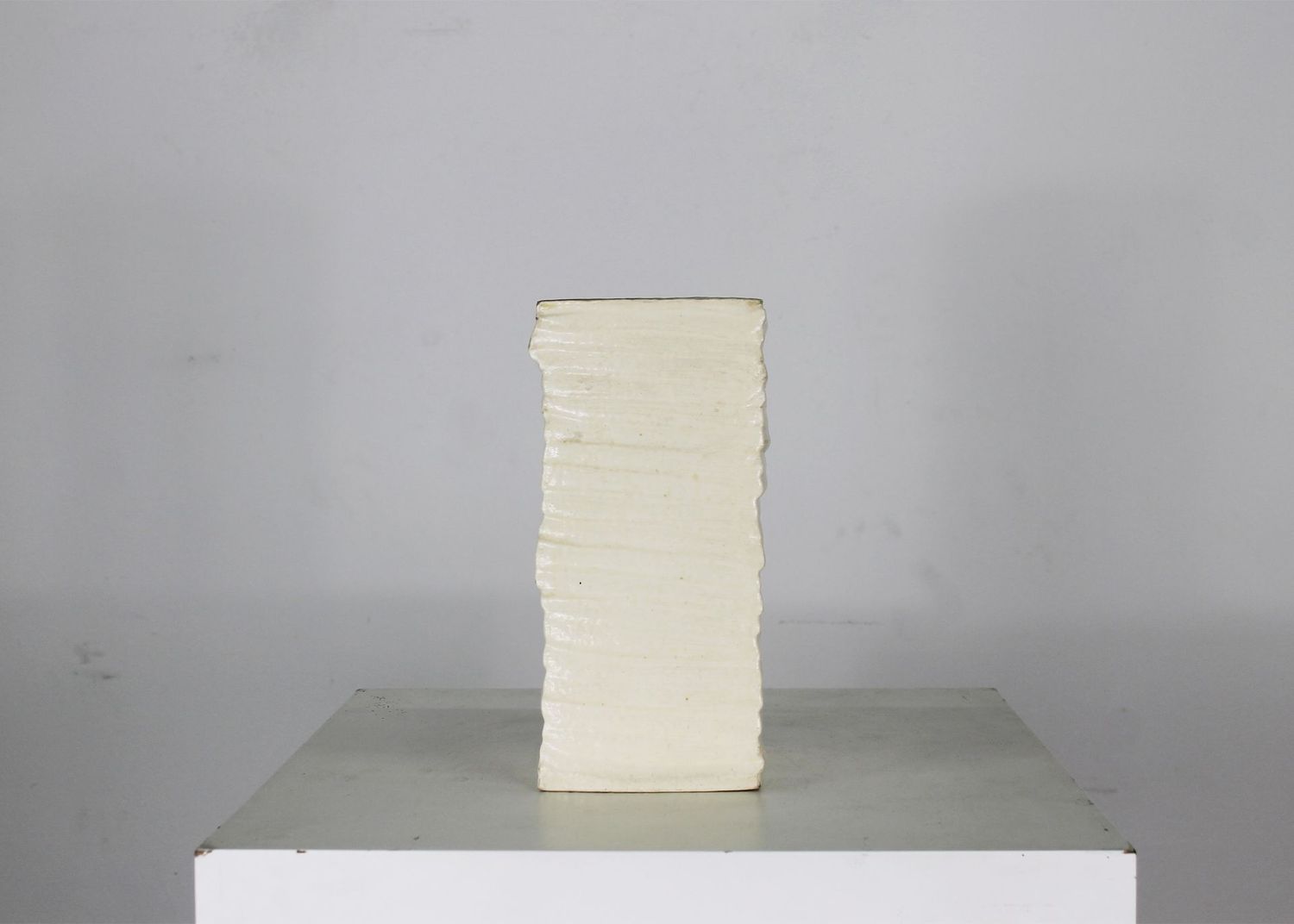 Gianni Osgnach Mojo Vase in White Polyurethane Foam 1997