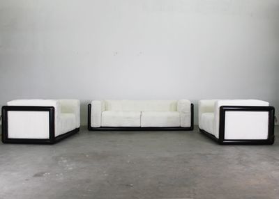 Carlo Scarpa Cornaro Living Room Set by Simon Gavina 1970s Carlo Scarpa Cornaro Living Room Set by Simon Gavina 1970s