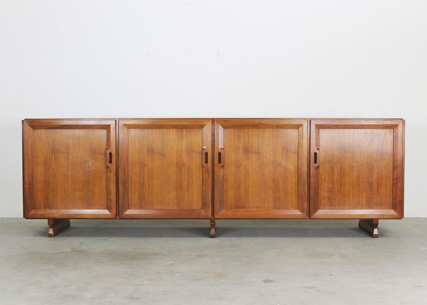 Franco Albini MB15 Sideboard in Walnut Wood by Poggi 1950s