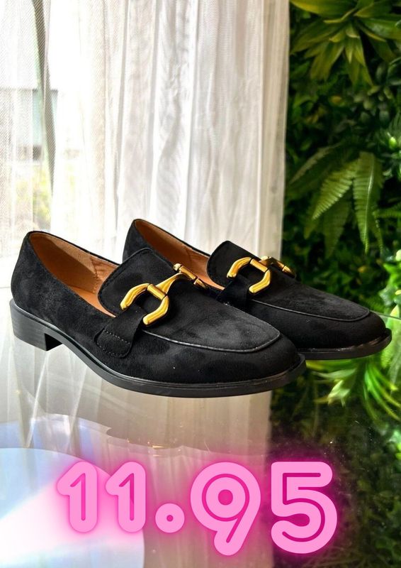 Mocasin cadena negro