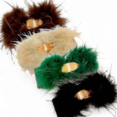 Cinturón plumas