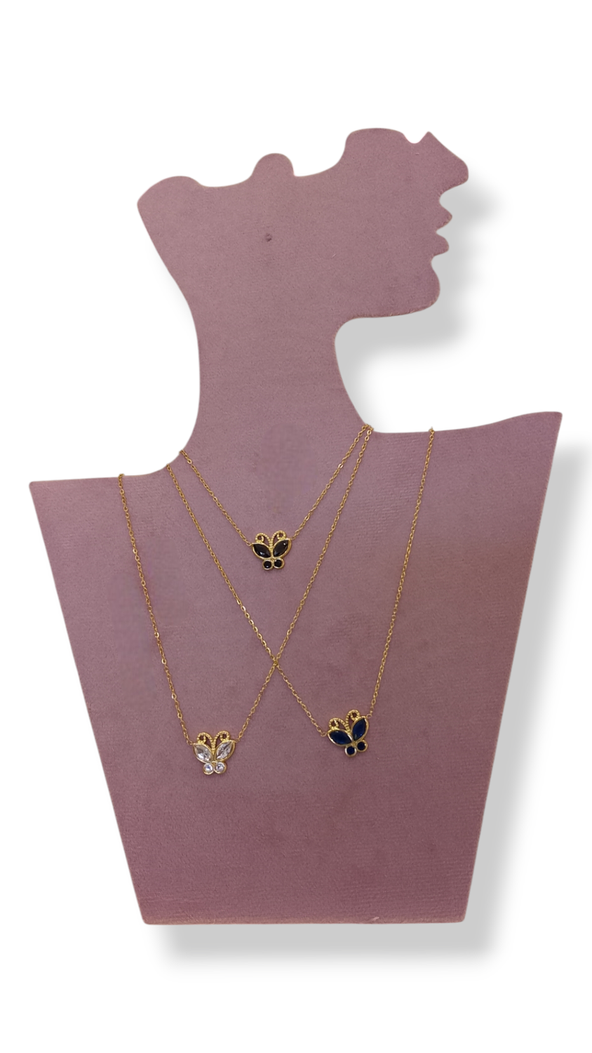 Collar mariposas