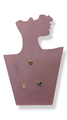 Collar mariposas