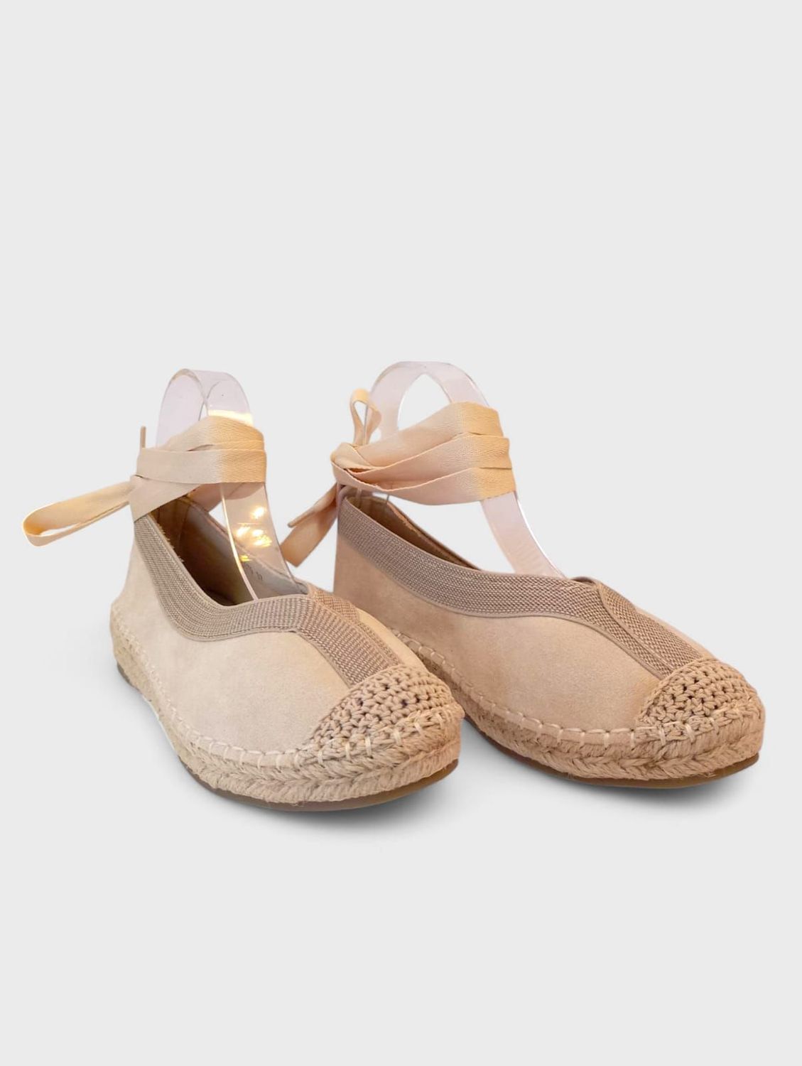 Alpargata basic cinta beige