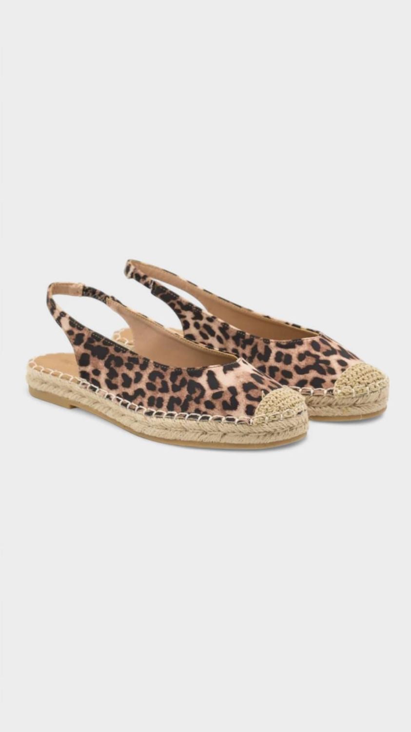 Alpargata destalonada basic new leopardo