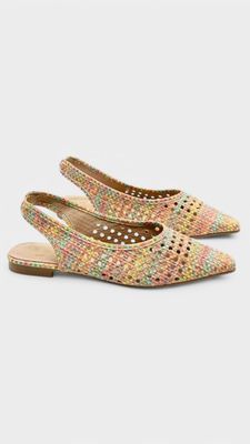 Zapato crochet encanto multicolor