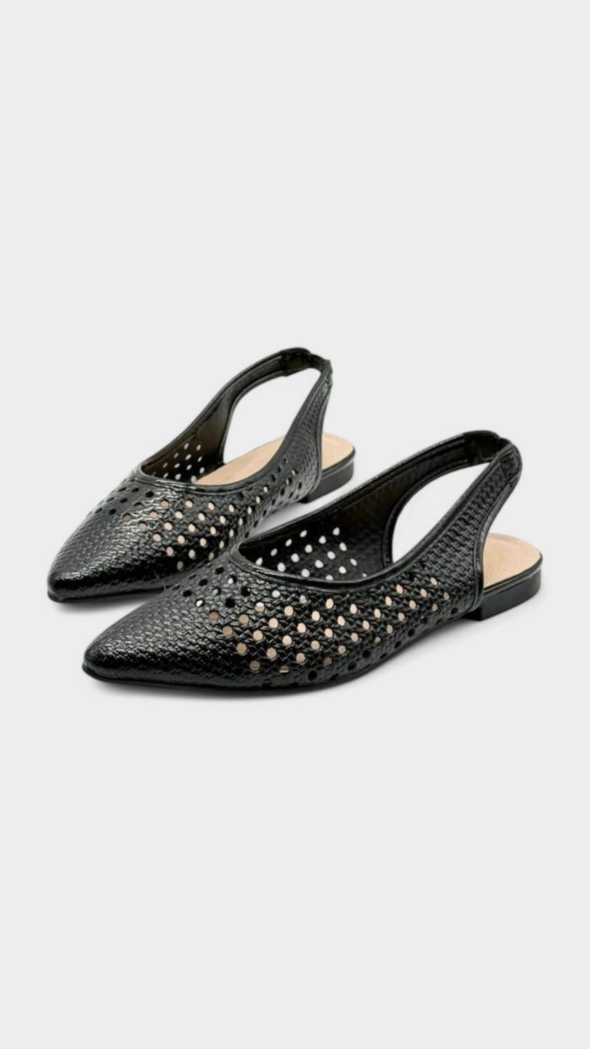 Zapato crochet Encanto negro