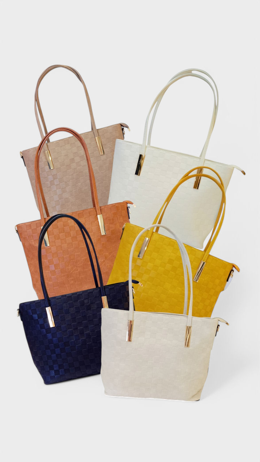 Bolso rigido cuadros