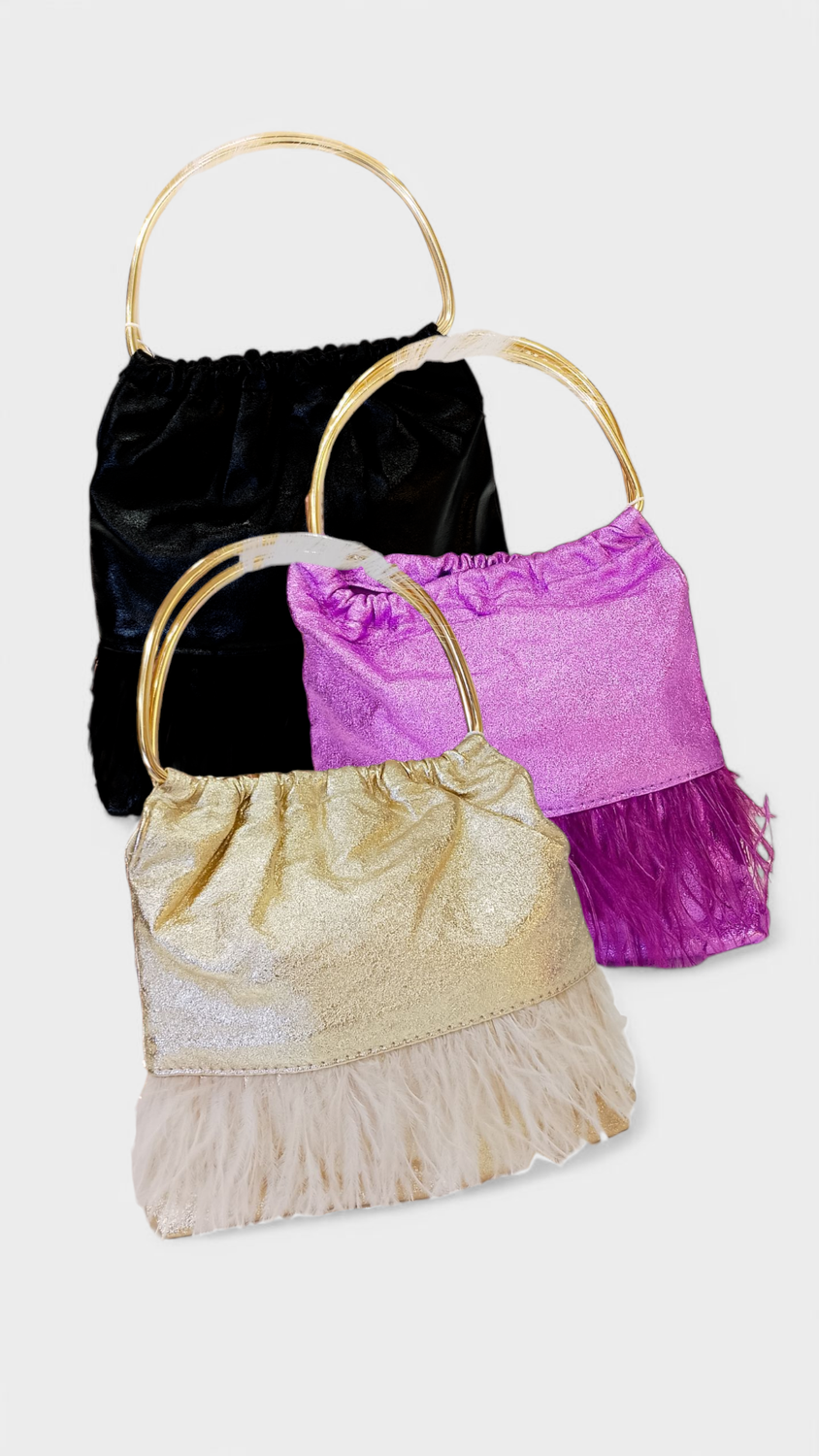 Bolso fiesta asa metal