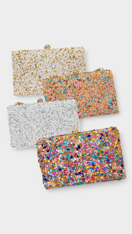 Bolso fiesta piedras