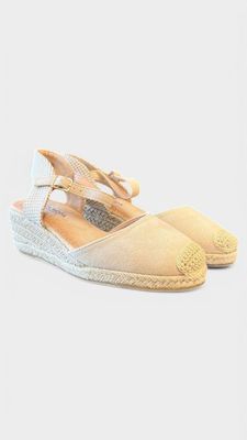 Cuña baja basic 24 beige