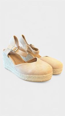 Cuña alta basic 24 beige