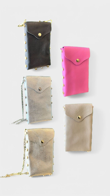Bolso movil tachuela piel