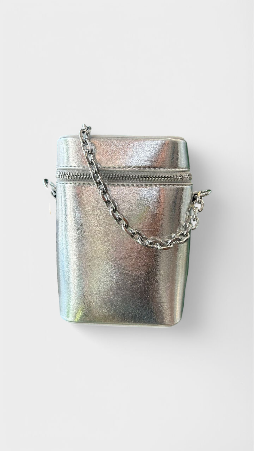 Bolso estuche metalizado