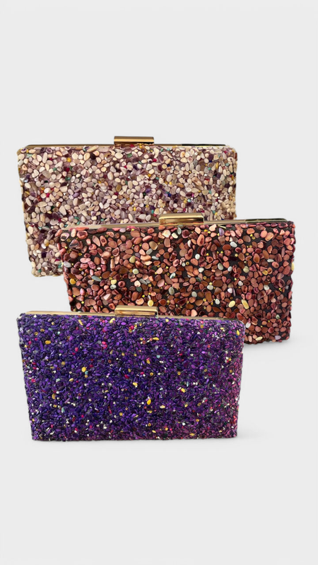 Bolso piedras mano