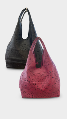 Bolso saco huequitos
