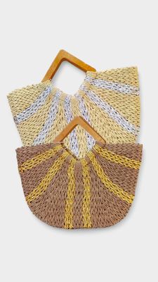 Bolso cesta rombo