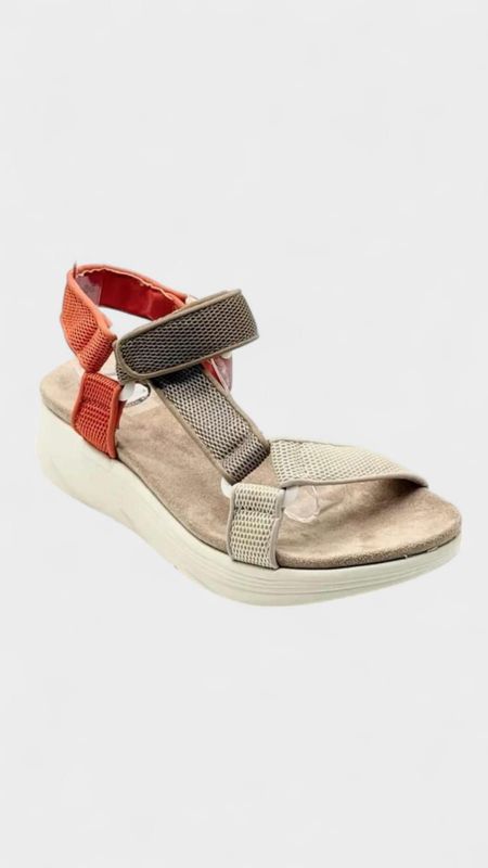 Sandalia afur velcro kaki