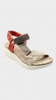 Sandalia afur velcro kaki