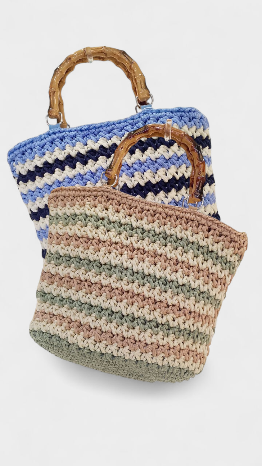 Bolso Hilos Bambú Colores