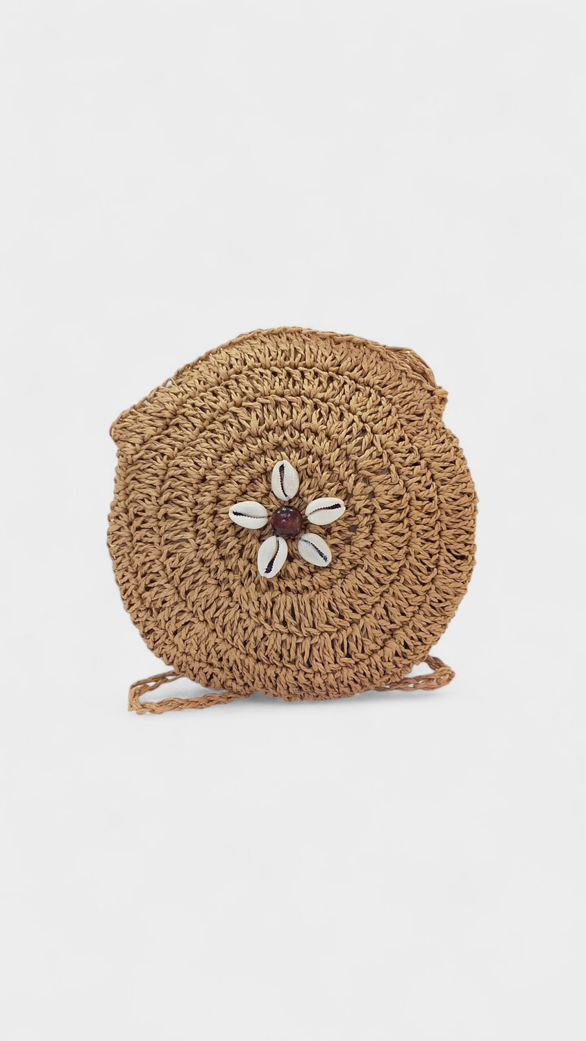 Bolso Mini Redondo Conchas