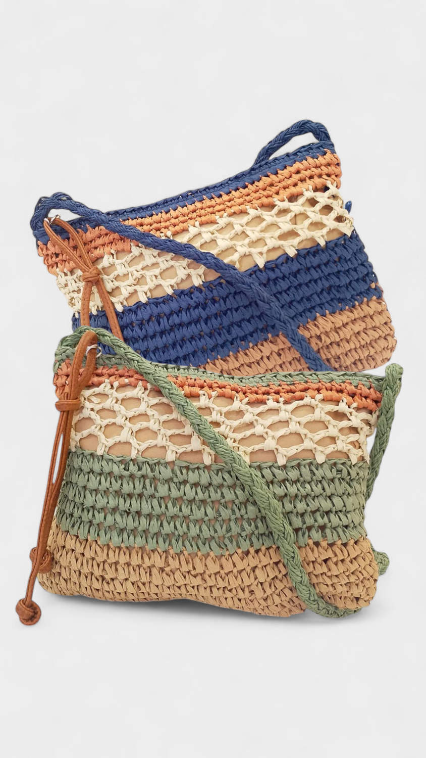 Bolso Rafia Mini Bandolera