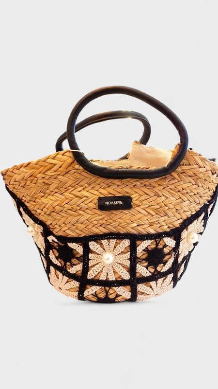 Bolso mini cereta encaje flor