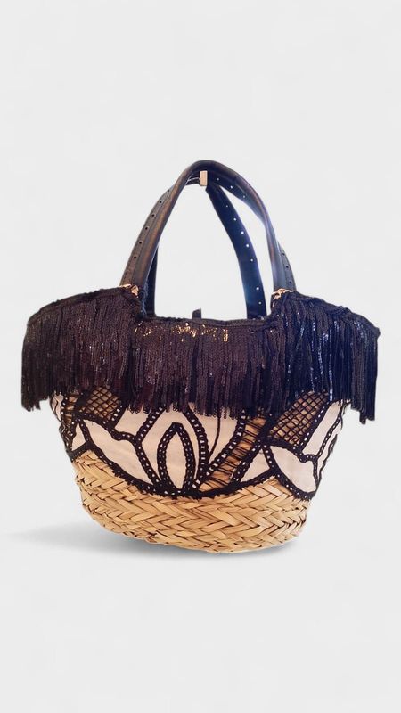 Bolso mini cereta flecos Noa&Ire