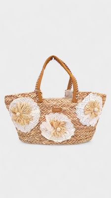 Bolso cereta mega top encaje