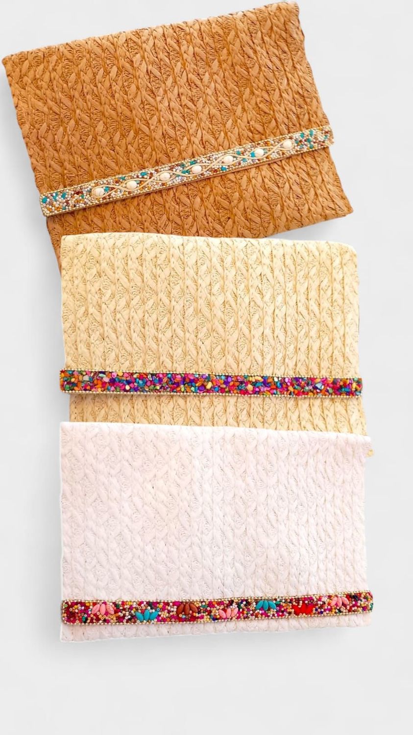Bolso sobre abalorios