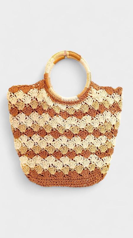 Bolso rafia aro