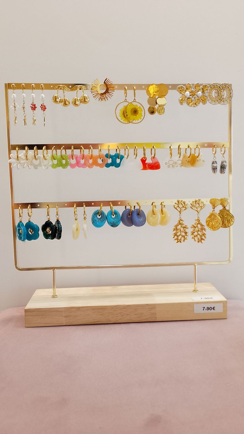 Pendientes Acero medianos