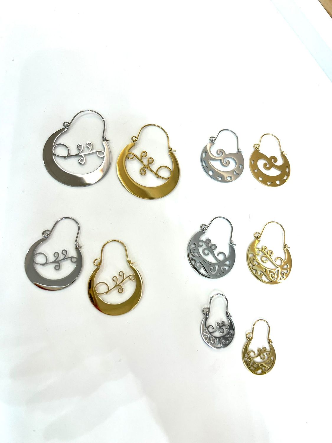 Argollas canarias ACERO