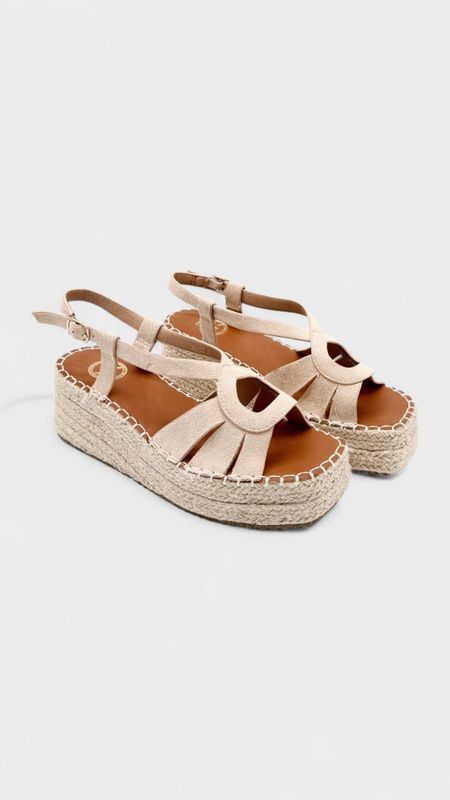 Cuña circulo beige