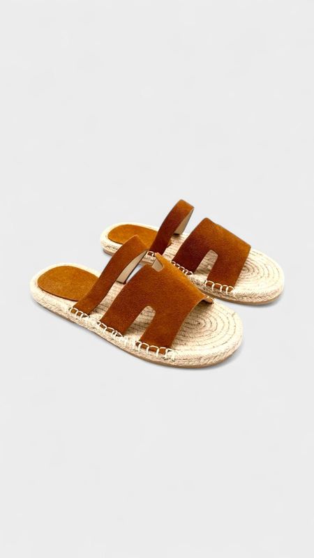 Sandalia esparto H camel