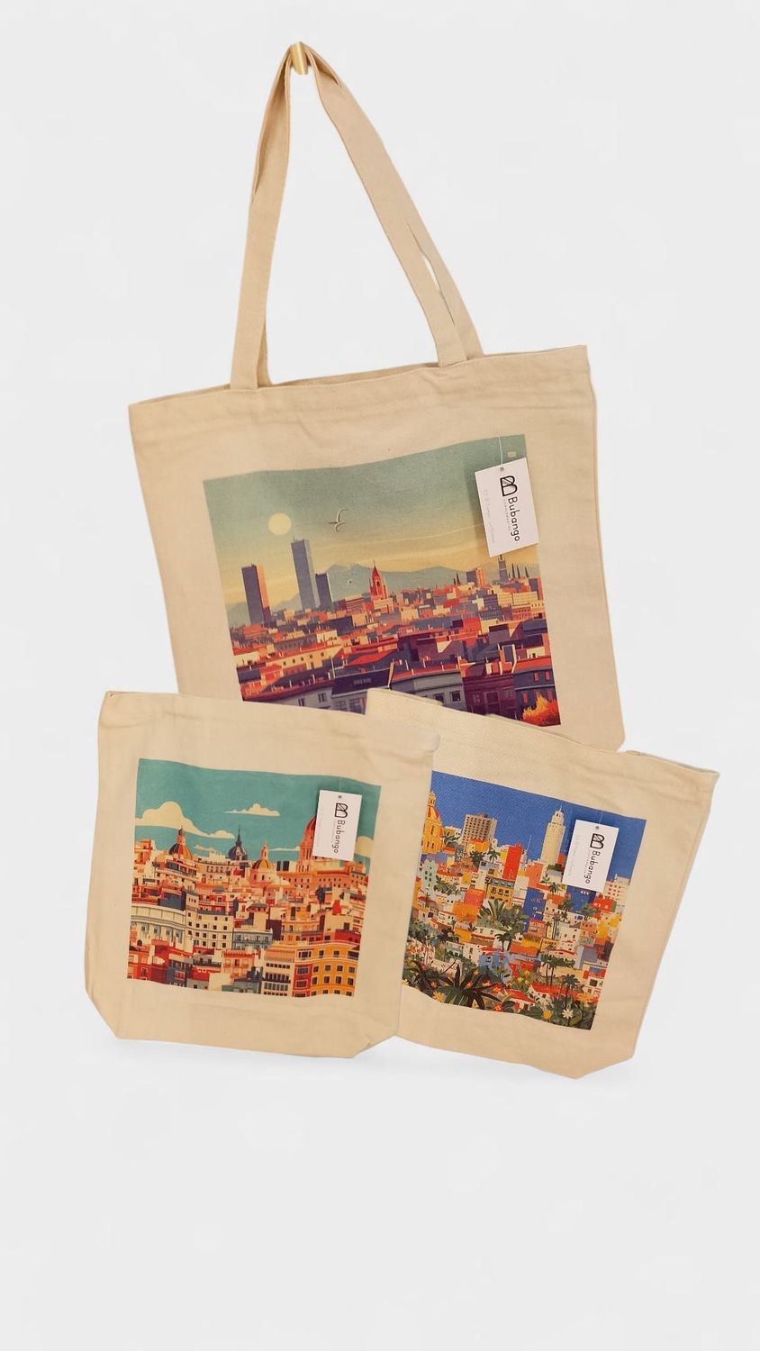 Bolsa de tela paisajes