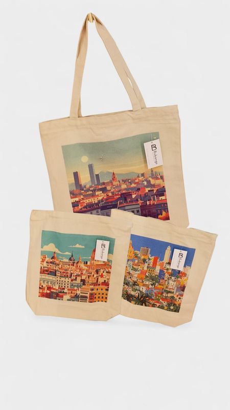 Bolsa de tela paisajes