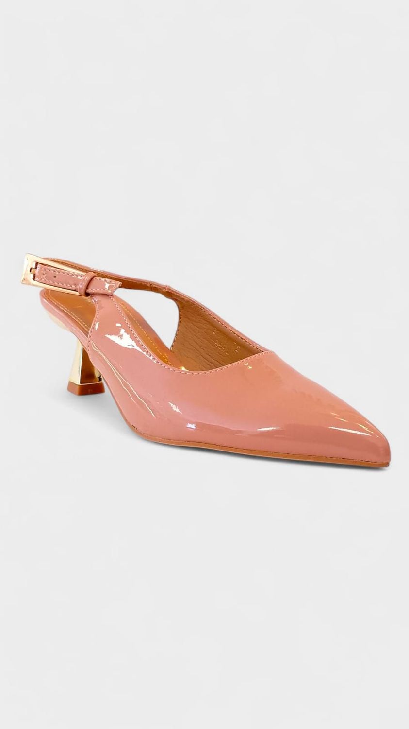 Tacon mini brillante nude