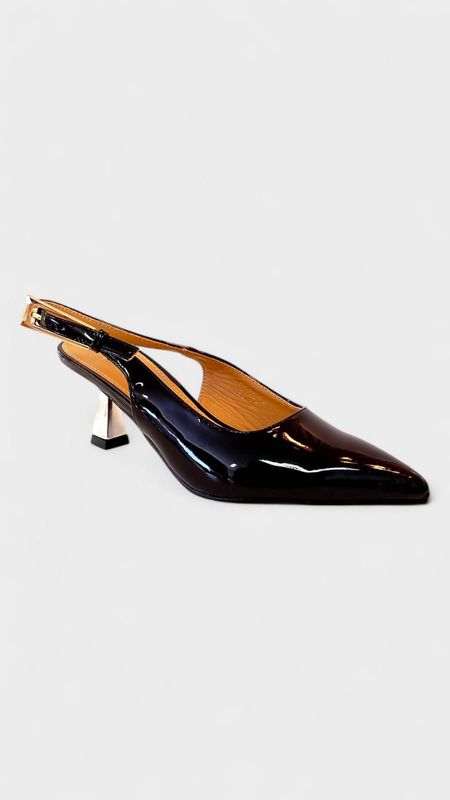 Tacon mini brillante negro