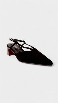 Tacon mini tiras negro
