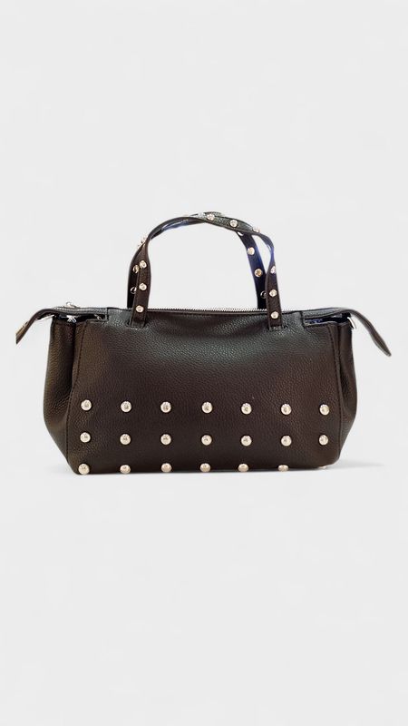 Bolso corto asa tachuela