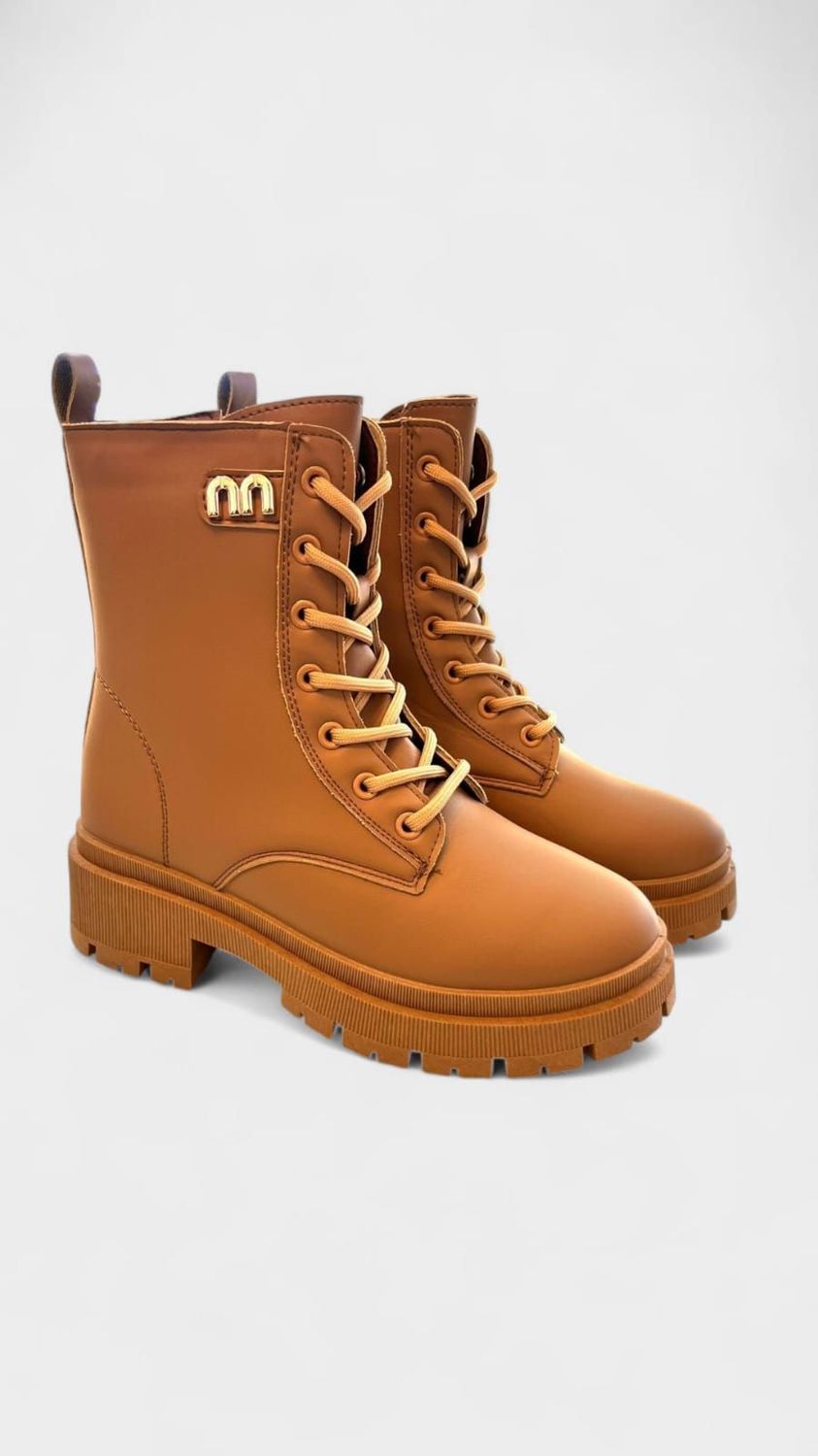 Botin mili detalle arco kaki