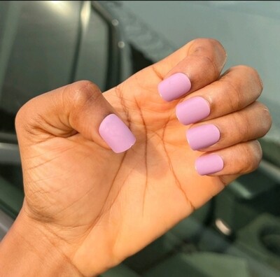 Pink Short Matte Set 