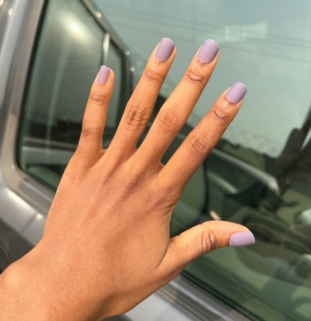 Lilac Short Matte Set 