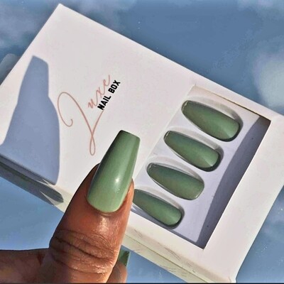 Medium Plain Set Green